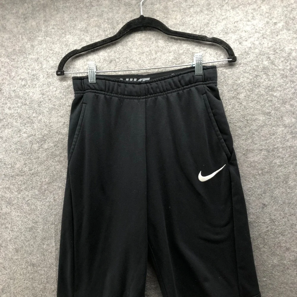 Nike Dri-FIT Jogger Sweatpants Boys XL 18-20 Black Fleece Athletic Active